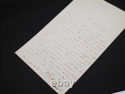 James de Rothschild Lettre autographe signée Dumont