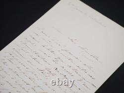 James de Rothschild Lettre autographe signée Dumont