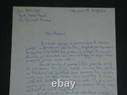 Jean Anglade Lot de 3 lettres autographes et dactylographiée signées 1967