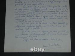 Jean Anglade Lot de 3 lettres autographes et dactylographiée signées 1967