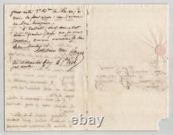 Jean-Baptiste ROQUES 2 Lettres autographes signées à Artaud de Montor 1837/38