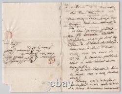 Jean-Baptiste ROQUES 2 Lettres autographes signées à Artaud de Montor 1837/38