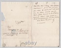 Jean-Baptiste ROQUES 2 Lettres autographes signées à Artaud de Montor 1837/38
