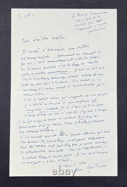 Jean COCTEAU Lettre autographe signée Droits d'auteur et Bacchus 1952