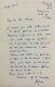 Jean Cocteau Lettre Autographe Signée à Heinz Rosen (1953) Dame à La Licorne