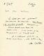 Jean Cocteau Lettre Autographe Signée à Propos De La Mort De Radiguet. 1923