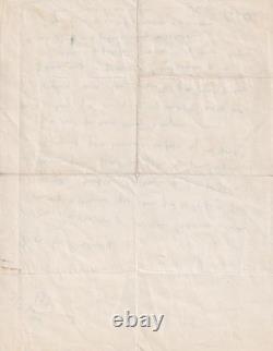 Jean COCTEAU fustige la nuit de la Poésie Lettre autographe signée Reverdy