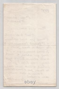 Jean Denoël Lot de 3 lettres autographes signées La mort de Max Jacob