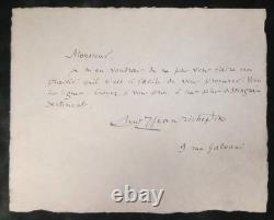 Jean & Jacques Richepin 2 lettres autographes signées, Comédie-Française, 1907