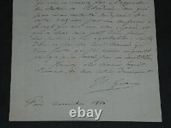 Jean-Léon GÉRÔME LETTRE AUTOGRAPHE SIGNÉE À Mr COGNIET De vous avoir offensé