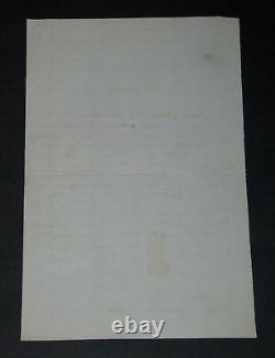 Jean-Léon GÉRÔME LETTRE AUTOGRAPHE SIGNÉE À Mr COGNIET De vous avoir offensé