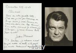 Jean Marais (1913-1998) Acteur français Lettre autographe signée + Photo