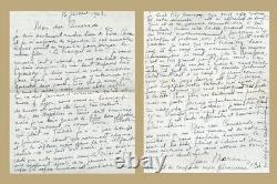 Jean Marais (1913-1998) Belle et longue lettre autographe signée en 1962 2 p