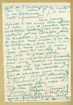 Jean Marais (1913-1998) Belle et longue lettre autographe signée en 1963 2 p