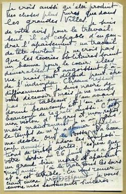 Jean Marais (1913-1998) Intéressante lettre autographe signée en 1960 2 pp
