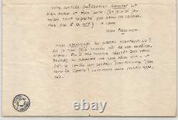 Jean Paulhan -Deux lettres autographe signée et dactylographiée à Th. Maulnier