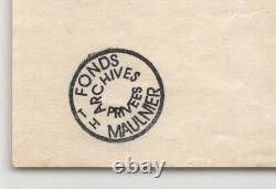 Jean Paulhan -Deux lettres autographe signée et dactylographiée à Th. Maulnier