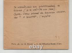 Jean Paulhan -Deux lettres autographe signée et dactylographiée à Th. Maulnier