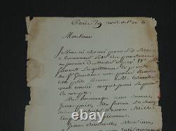 Jean-Pierre Archinard Lettre autographe signée adressée à Mr Jossand 1792