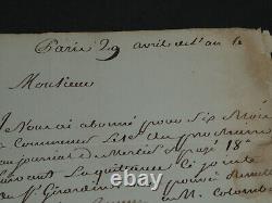 Jean-Pierre Archinard Lettre autographe signée adressée à Mr Jossand 1792
