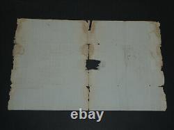 Jean-Pierre Archinard Lettre autographe signée adressée à Mr Jossand 1792