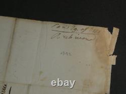Jean-Pierre Archinard Lettre autographe signée adressée à Mr Jossand 1792
