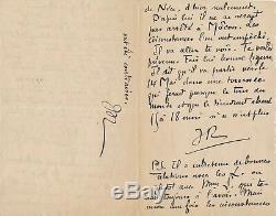 Jehan RICTUS (1867-1933), poète Lettre autographe signée adressée à un ami boxe