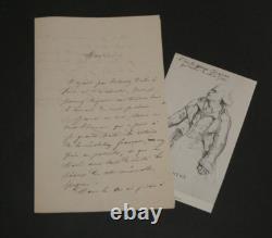 Joseph Arsène Danton Lettre autographe signée Révolution 1841