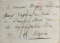 Joseph FOUCHE lettre autographe signée autograph letter signed Duc d'Otrante