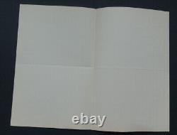 Joseph UZANNE, jounaliste LETTRE AUTOGRAPHE SIGNÉE, 1929