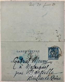 Joséphin PELADAN Lettre autographe signée