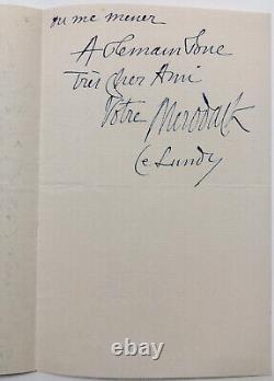 Joséphin PÉLADAN Lettre autographe signée