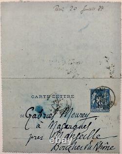 Joséphin PELADAN Lettre autographe signée