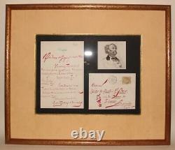Jules BARBEY D'AUREVILLY Très belle Lettre autographe signée à Hector SAINT-MAUR
