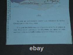 Jules Ferry LETTRE AUTOGRAPHE SIGNÉE À Auguste Vaucorbeil juste avant sa mort