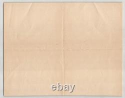 Jules Massenet Lettre autographe signée à son gendre Léon Bessand 1904