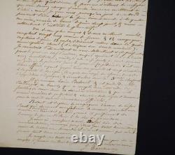 Jules TASCHEREAU Lettre autographe signée Manuscrit