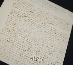 Jules TASCHEREAU Lettre autographe signée Manuscrit