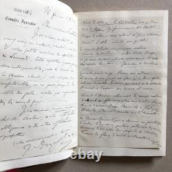 Jules Truffier Recueil de lettres autographes, vers inédits, programmes signés