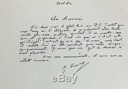 Julien GRACQ Correspondance avec Michel BULTEAU 12 lettres autographes signées