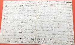 Juliette DROUET Belle lettre autographe signée à Victor Hugo