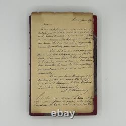 LAMARTINE Alphonse de Ouvres Complètes, EO avec lettre autographe, 1849
