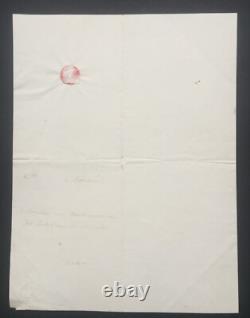 LA TOUR MAUBOURG (1756-1831) Lettre autographe signée Lafayette