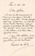 Leconte De Lisle Soutient Malvina Blanchecotte Lettre Autographe Sign&eacute;e 1871