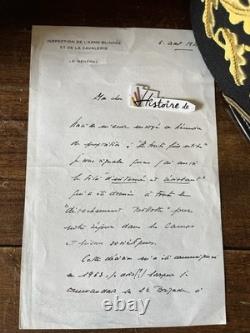 LETTRE MANUSCRITE AUTOGRAPHE GÉNÉRAL ALAIN DE BOISSIEU, De Gaulle, WW2, Compagnon