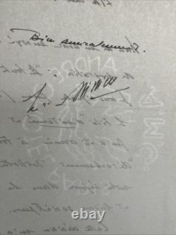 LETTRE MANUSCRITE AUTOGRAPHE GÉNÉRAL ALAIN DE BOISSIEU, De Gaulle, WW2, Compagnon