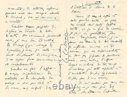 LE CORBUSIER Lettre autographe signée. Les hauts principes de l'Architecture