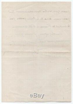 LOTI Pierre (Julien Viaud, dit) Lettre autographe signée 1 page ½ in-8