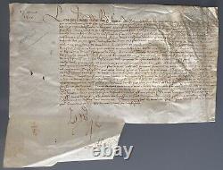 LOUIS XII Lettre signée Administration royaume 1506