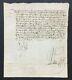 Louis Xii Roi De France Lettre Signée Demande Au Pape Conseiller 1501